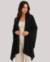 GAO-4249 LARGE PASHMINA BLACK