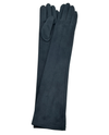 GF1803 LONG FAUX SUEDE GLOVE NAVY