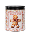 7OZ WRAPPED CHRISTMAS CANDLES GINGERBREAD COOKIE