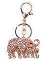 GK1907AB ELEPHANTS KEYCHAIN gold