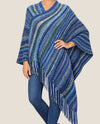 GRACIE 68232 MULTI-COLOR GIVING PONCHO ROYAL