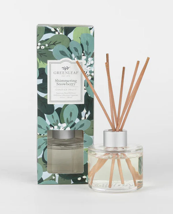 GREENLEAF GLG975558 SHIMMERING SNOWBERRY REED DIFFUSER