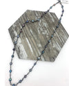 RACHEL MARIE DESIGNS ROSARIO PEARL NECKLACE GREY