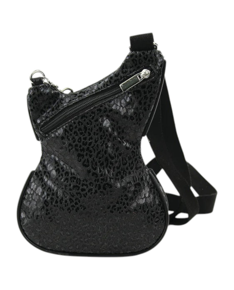 GUITAR CROSSBODY VINYL BAG 89556UB BACK