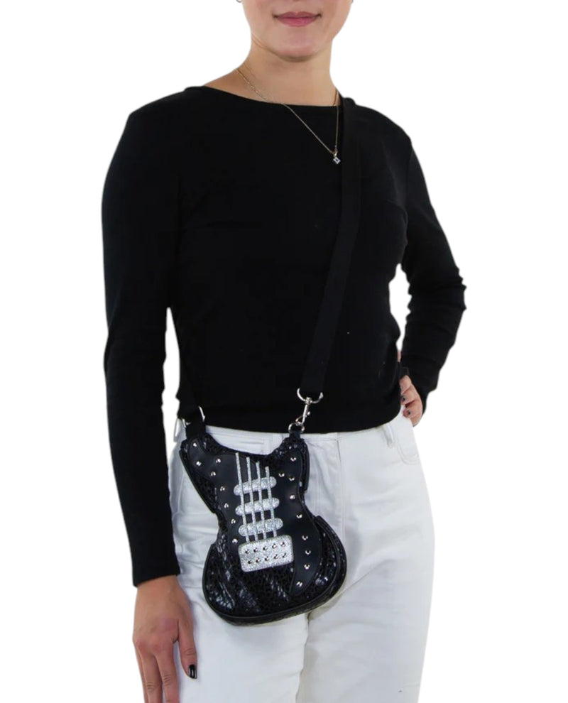 GUITAR CROSSBODY VINYL BAG 89556UB MODEL