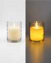 GXS4309 SNOWFLAKE GLASS JAR CANDLE LARGE