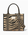 BRIGHTON H10812 ZEBRA LOVE CANVAS CARRYALL