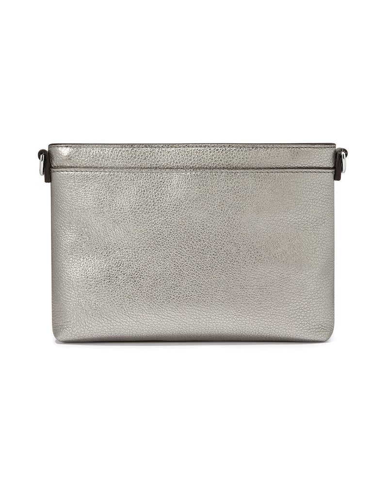 BRIGHTON H4381T JORDYN CROSSBODY ORGANIZER TITANIUM