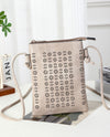 H440 DAISY LASER CUT CROSSBODY BAG TAUPE