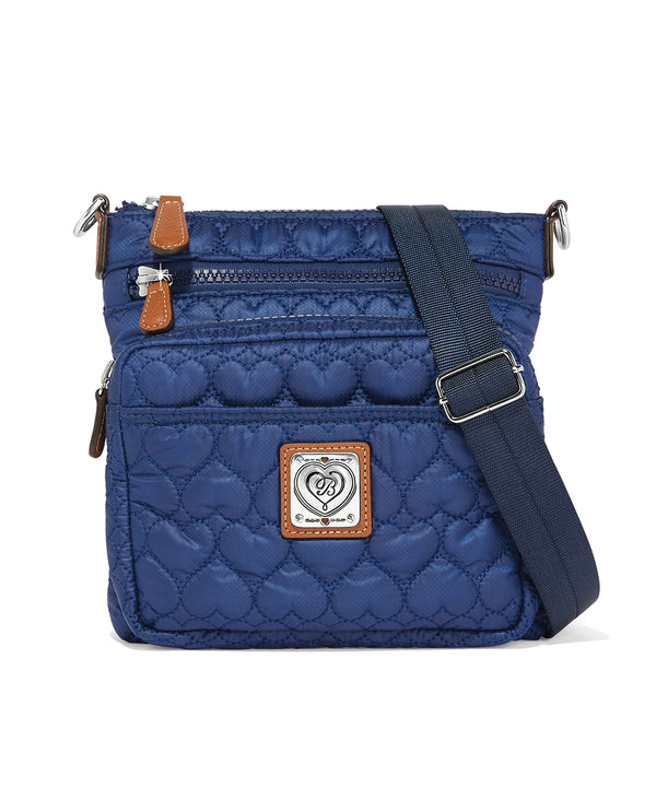 BRIGHTON H5472N KALLISTA MESSENGER BAG LIGHT OCEAN