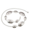 HAMMERED DOME BELT TO-40907 SILVER