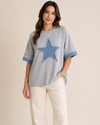 HAPTICS HCT7559A RAGLAN SS LOOSE FIT TOP GREY