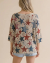HAPTICS HCT7719A SS STAR PRINT CROCHET SWEATER BEIGE