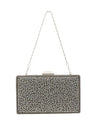 BLOSSOM HB-J203 TOP CLASP CLUTCH PEWTER