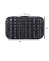 HBG104392 BOX CLUTCH WITH STONES BLACK