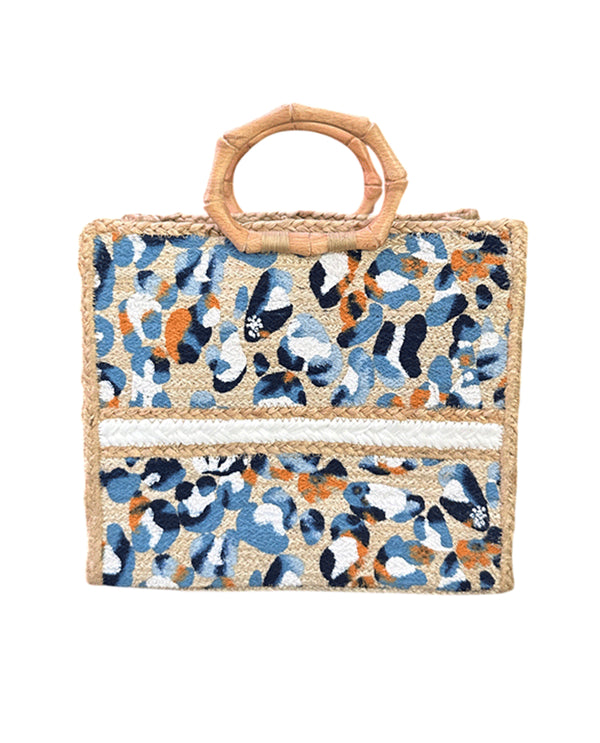 HBG105132 MATTE COLOR JUTE BAG