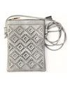 HG193 AZTEC CUT CROSSBODY BAG GREY