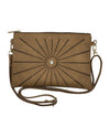 HG268 SUNSHINE LASER CUT CROSS-BODY BEIGE