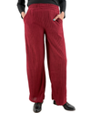 HK07 WIDE LEG FLOWY PANT CHERRY LAQUER
