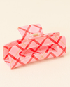 HOLIDAY CLAW HAIR CLIP WSDHY-CLIP FESTIVE PLAID