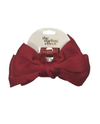HOLIDAY MINI SATIN BOW CLAW SLIP WSDEHY-BWCLIP RED