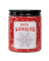7OZ WRAPPED CHRISTMAS CANDLES HOLLYBERRY