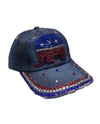 ACCENT HT277X068D ELEPHANT HAT WITH RHINESTONES