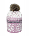 ICELANDIC DREAMY SNOWFLAKE BEANIE 76692-F PINK