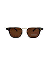 5780 SPORTY WIRE FRAME SUNGLASS, BROWN