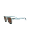 5780 SPORTY WIRE FRAME SUNGLASS, LIGHT BLUE