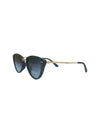 5750 MARBLED CATEYE SUNGLASS, DENIM