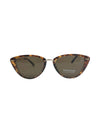 5750 MARBLED CATEYE SUNGLASS, BROWN