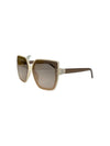 5771 RHINESTONE TRIM SUNGLASS, LATTE