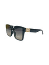 5714 BIG FLAT FRAME SUNGLASS, BLACK