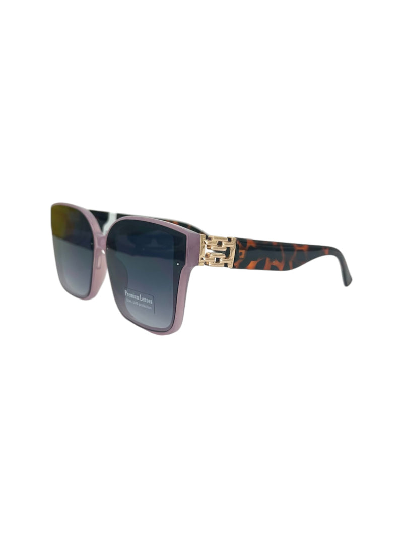 5714 BIG FLAT FRAME SUNGLASS, LILAC