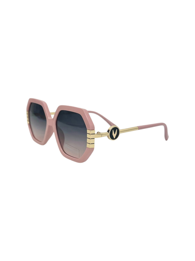 5732 LARGE FLAT SUNGLASS, PINK