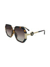 5732 LARGE FLAT SUNGLASS, BROWN