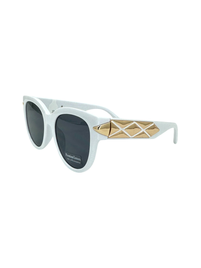 5746 MODERN AVIATORS, WHITE