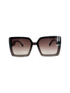 5744 STONE TRIM SUNGLASS, BROWN