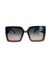 5744 STONE TRIM SUNGLASS, RUST