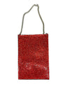 HBG103384 CRYSTAL CROSSBODY BAG - RED