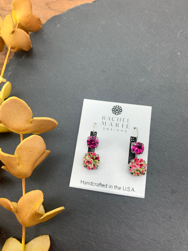 Rachel Marie Designs Lizzy In Bloom Collection Earring lime