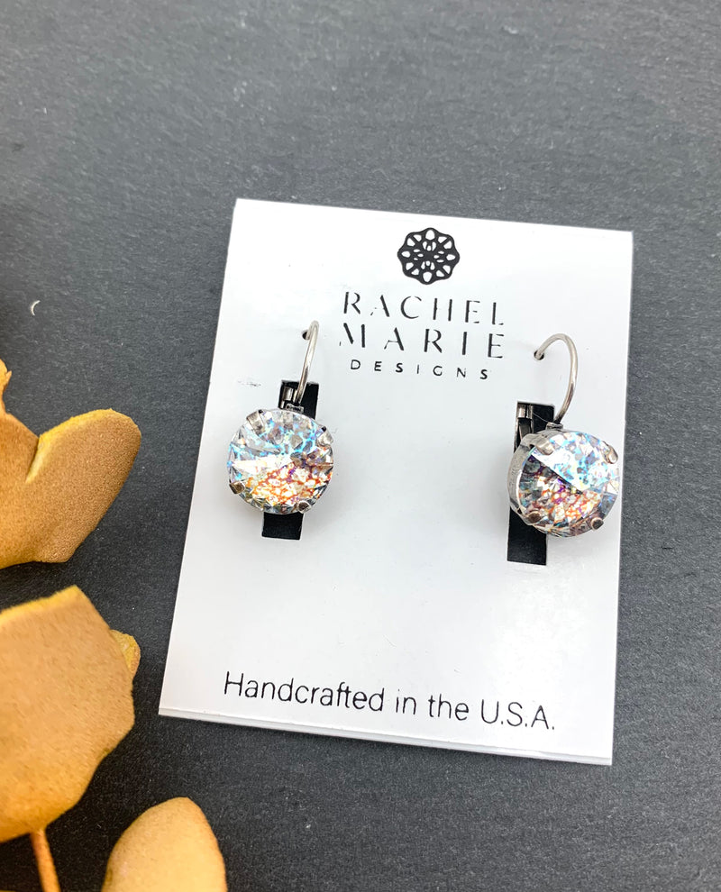 RACHEL MARIE DESIGNS PENNY EARRING WHITE PATINA