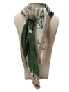 SCA-771 ROSE SCARF OLIVE