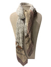 SCA-758 CHAINLINK SCARF WHITE