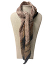 SCA-758 CHAINLINK SCARF DUSTY ROSE