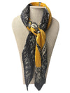 SCA-766 TASSEL SCARF YELLOW
