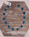 RMD BEATRICE FULL WREATH NECKLACE BERMUDA/AQUA GLACIER BLUE