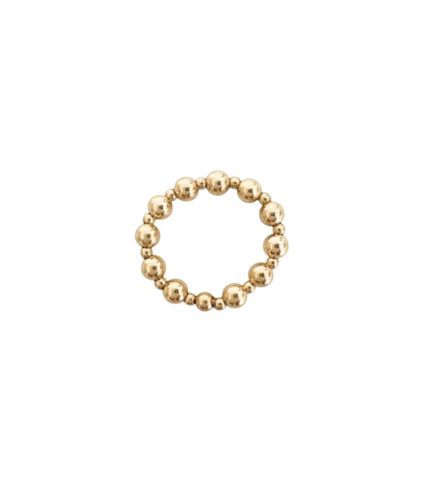 ERIN GRAY R-242 GOLD FILLED 4MM AND 2MM STRETCH RING