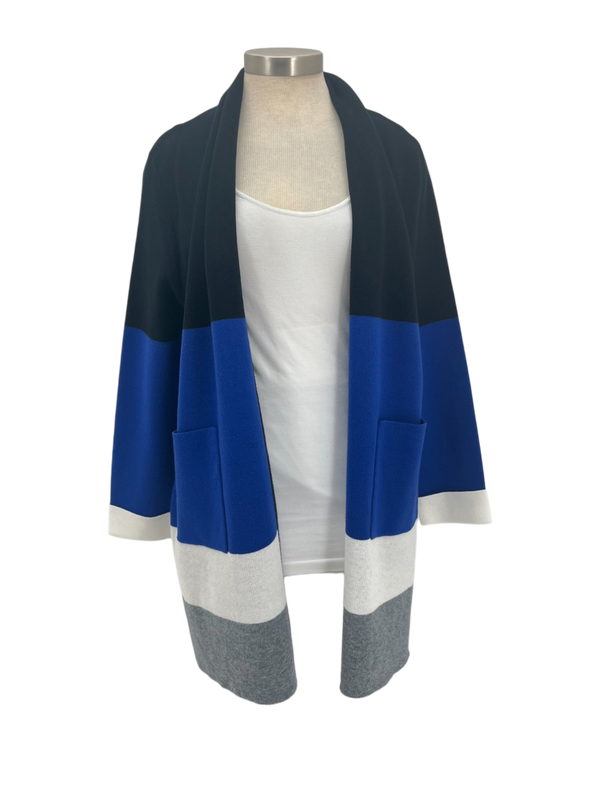 KLEIO 23421 COLOR BLOCK CARDIGAN